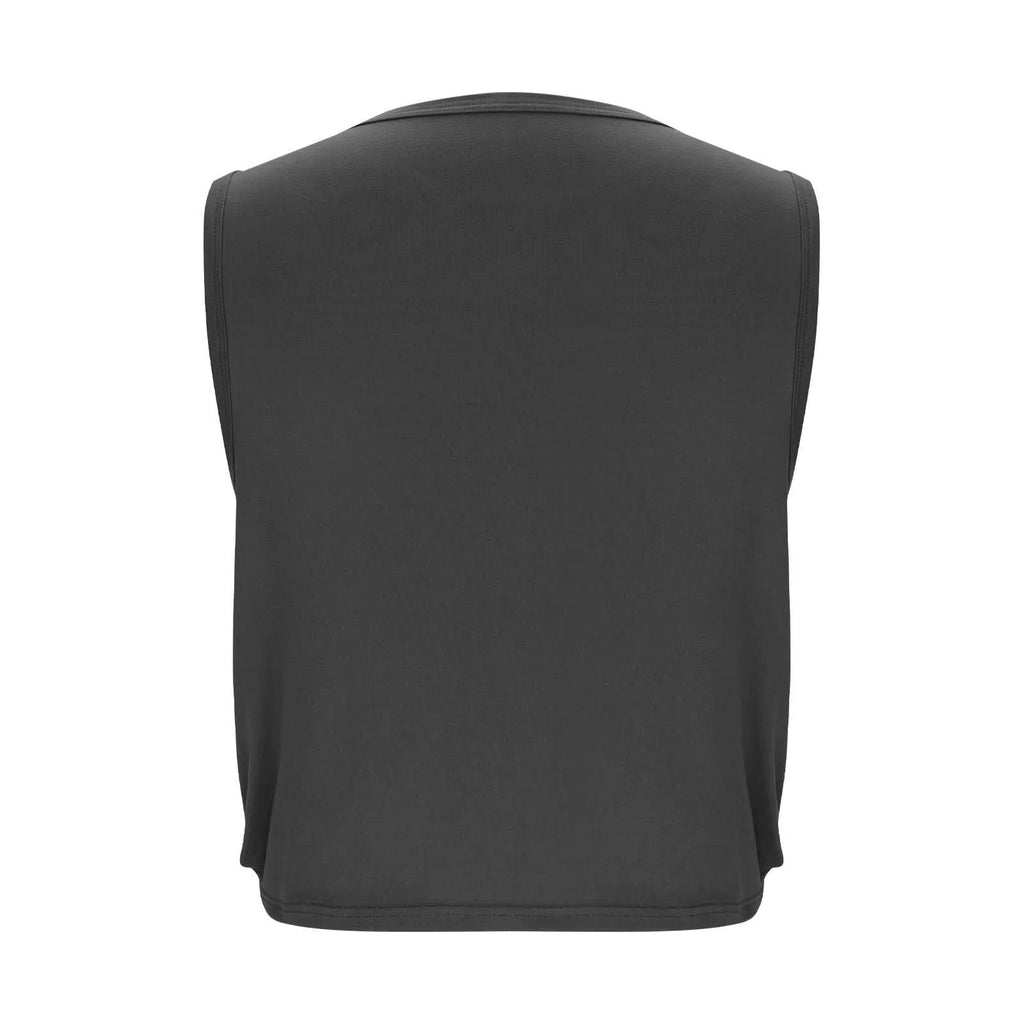 Women’s Sleeveless Yoga Top Breathable Workout Tank Crop Top Athletic Running Vest