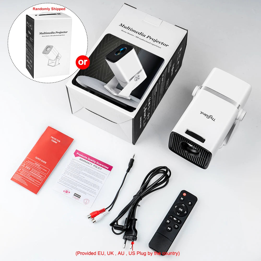 ThundeaL TD80W 4K Full HD Projector – Android Smart WiFi Home Theater Video Projector