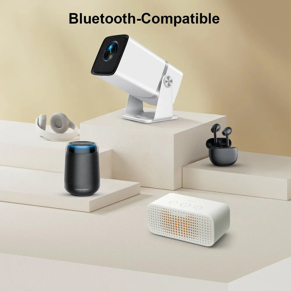 ThundeaL TD80W 4K Full HD Projector – Android Smart WiFi Home Theater Video Projector