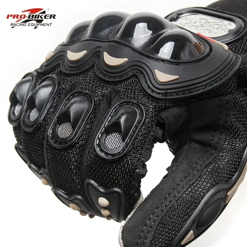 Touch Screen Motorcycle Gloves Breathable Anti Slip Sports Riding Gloves