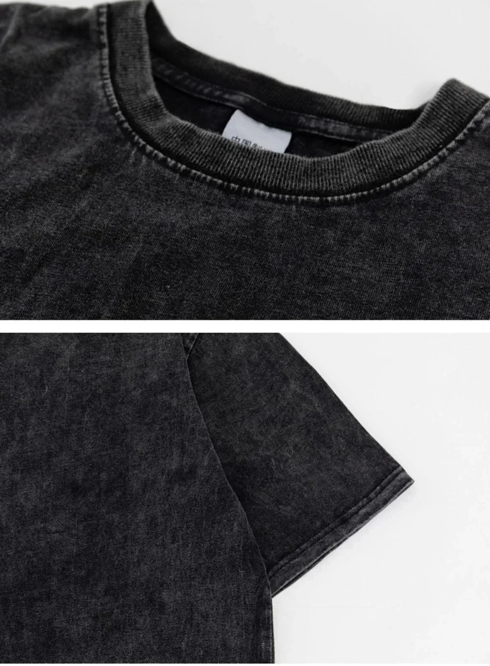 Gothic Printed T Shirts Summer Cotton Vintage Acid Wash T-Shirt Tees Hip Hop Streetwear Harajuku Men's TShirt Women Casual Tops