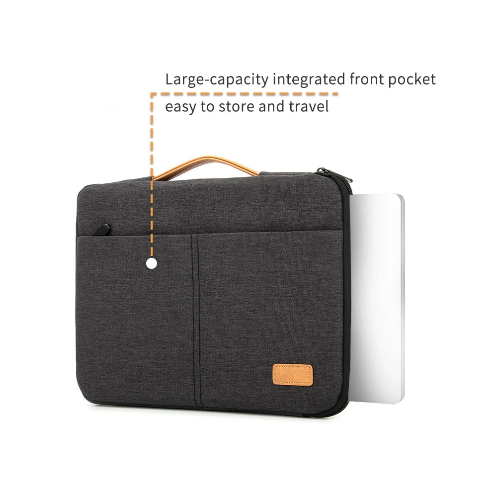 Laptop Sleeve bag 14 15.6 Inch Notebook Pouch For Macbook HP Dell Acer Shockproof Computer Briefcase Travel Business Men Case - trendingshoping.com