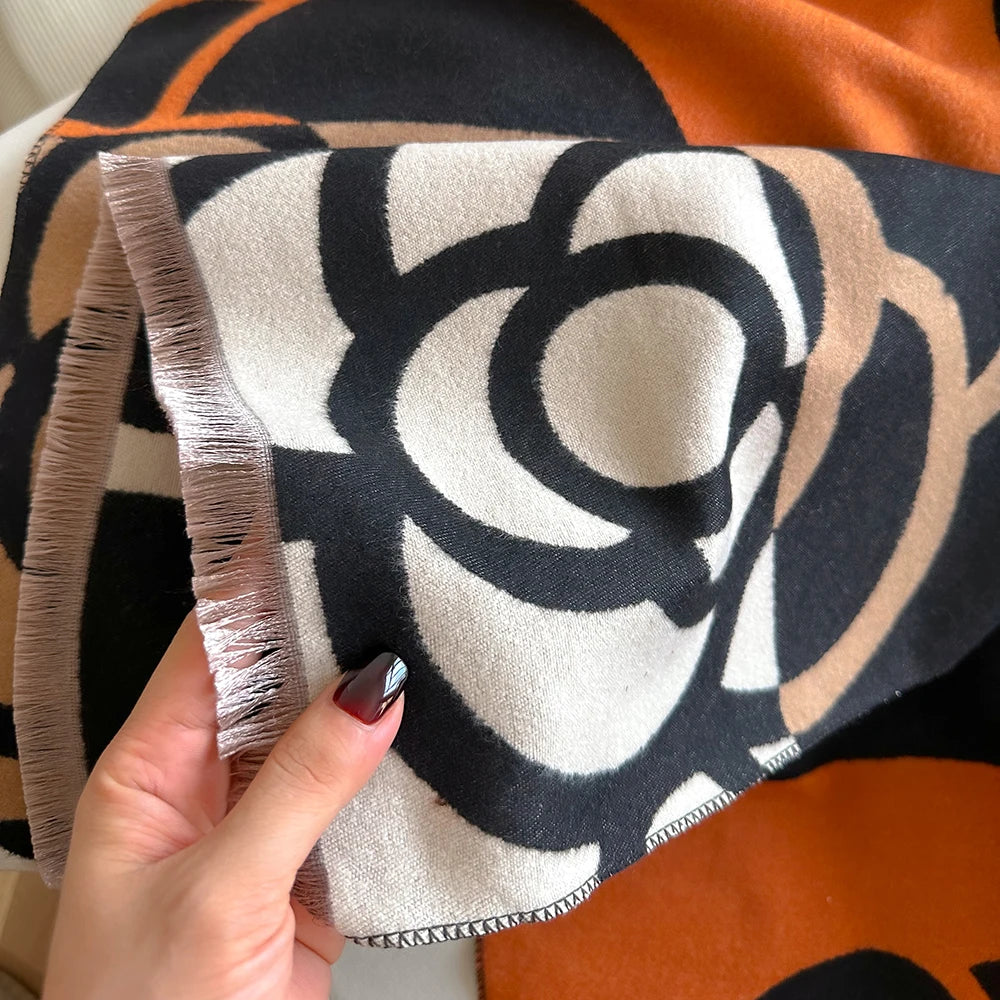 Cashmere Scarf for Women Thick Warm Winter Blanket Brand Female Luxury Quality Shawl Wrap Bufanda 2024 Poncho Echarpe Pashmina - trendingshoping.com