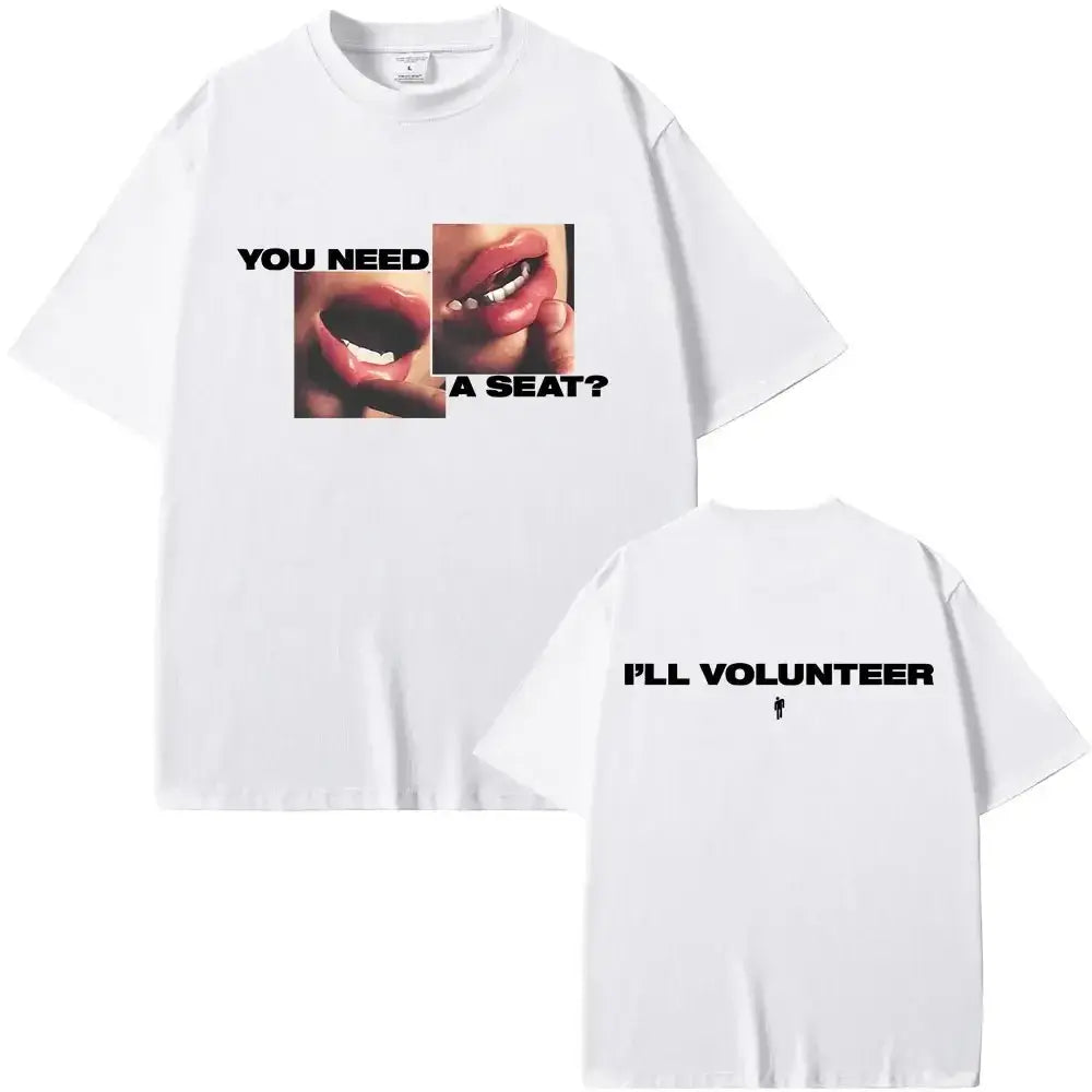 2025 HipHop Street T-Shirt Hit Me Hard and Soft Tour T-Shirt Men Women Fashion Cotton Loose Cozy Short Sleeve T-shirts Fans Gift
