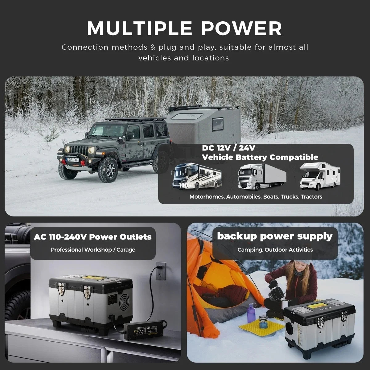 Sunster TB10pro 8KW Portable Diesel Air heater 12V/24V/220V w/Bluetooth APP/Ventiation mode/CO monitoring For Car Home Camper RV - trendingshoping.com