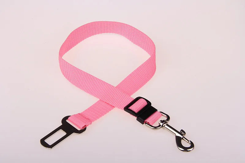 Adjustable Dog Cat Car Safety Belt Harness Leash