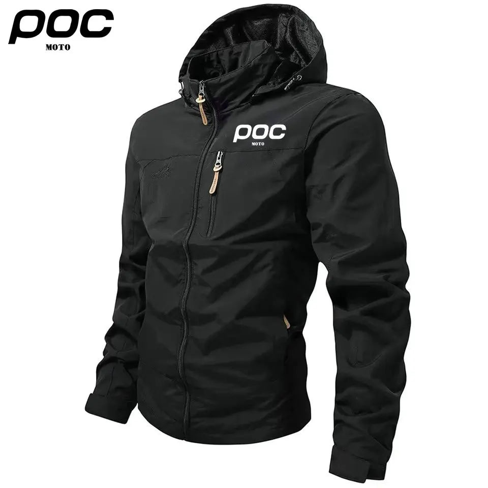 MOTO POC Cycling Rain Jacket Waterproof Impermeable Outdoor Sports Hiking Cycling Jacket for Men MTB Bicycle Clothing