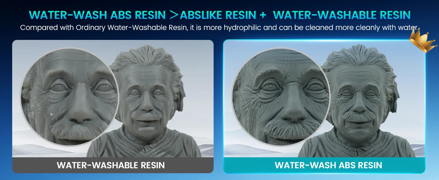 SUNLU ABS-Like 3D Printer Resin – 405nm Rapid UV-Curing, Water Washable, 1000g Bottle