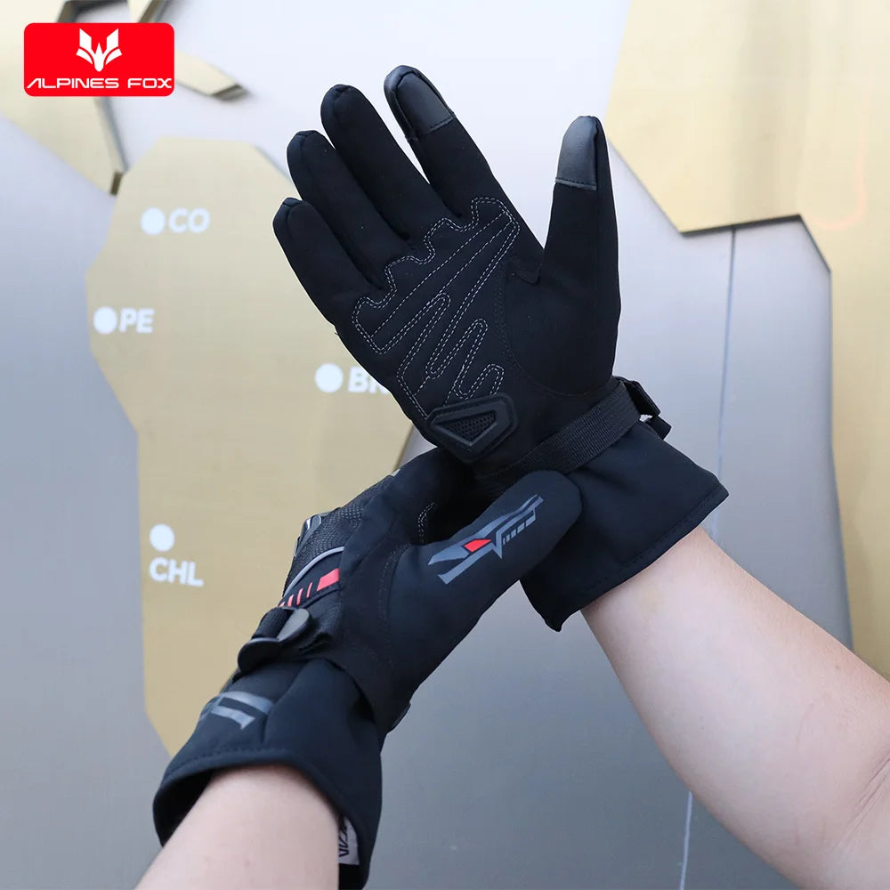 Autumn Winter Motorcycle Gloves Waterproof Keep Warm Guantes Moto Men Motorbike Riding Gloves Touch Screen Moto Motocross Gloves