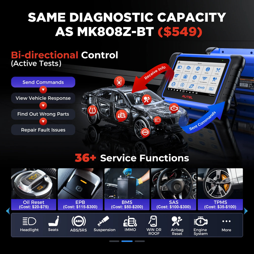 Autel MaxiIM IM508S XP400 PRO OBD2 Automotive Scanner IMMO Key Programming Diagnostic Tools For All Cars All-in-One Programmer - trendingshoping.com