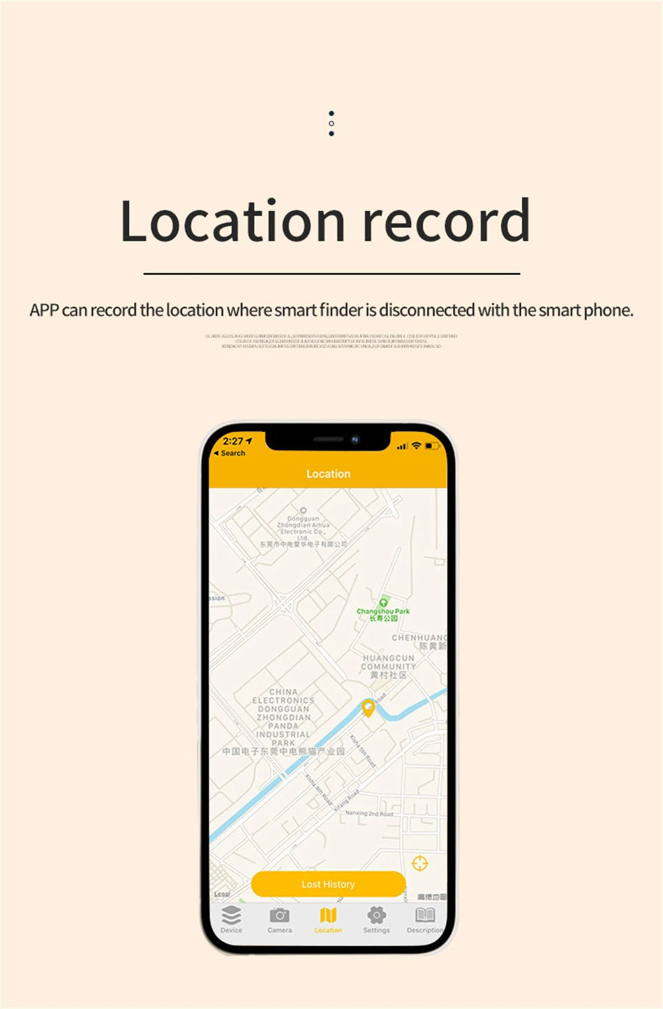 GPS Locator Anti Lost Device Intelligent Alarm for Children Pets Keys Two Way Searching and Super Long Standby Gifts