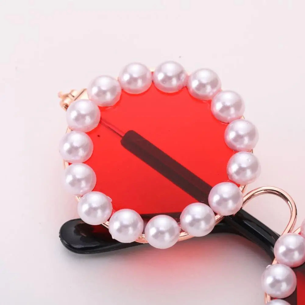 Pet Costume Sunglasses Faux Pearl Decor for Cats Dogs