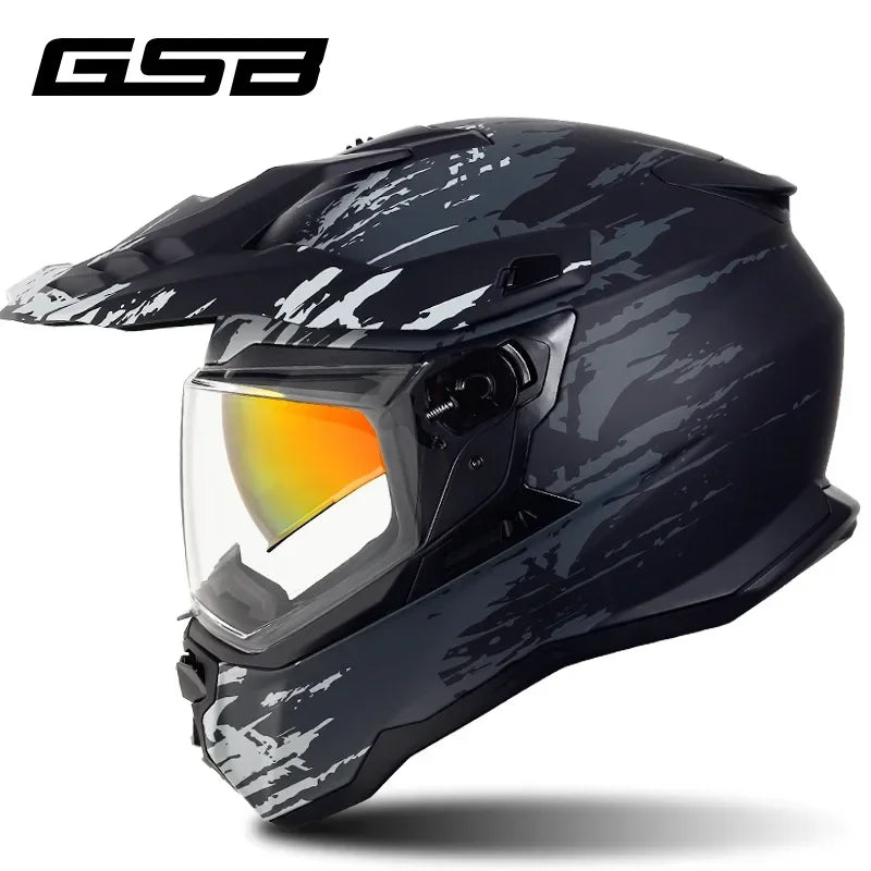 Gsb Motocross Helmet Men Full Face Moto Helm xp-22 Motorcycle Helmet Cross Downhill Off-road Helmet Men Casco Moto ECE Approved