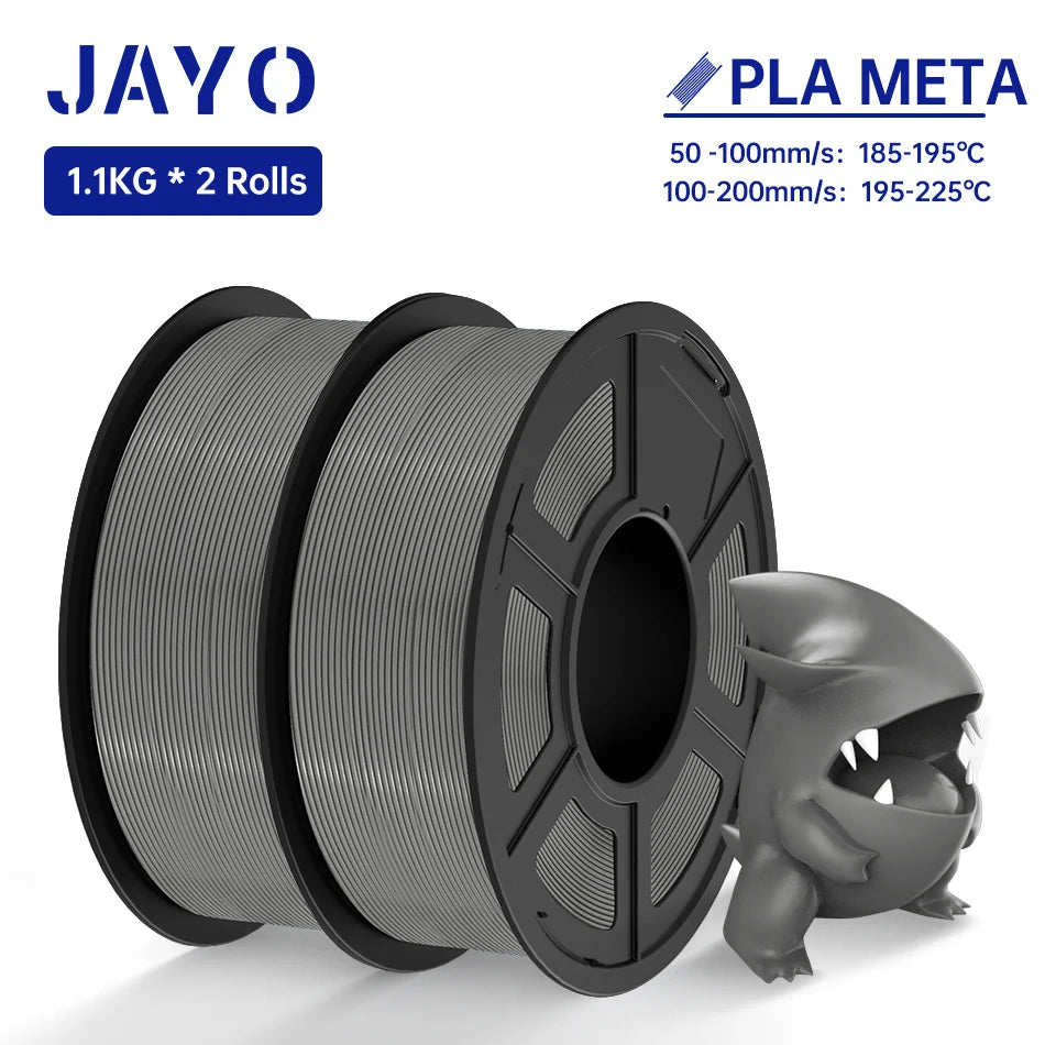 JAYO PETG/PLA/SILK/PLA Meta/PLA+/ABS 2Rolls 3D Printing Filament 1.75MM Children Creative Model Material For 3D Pen Filament - trendingshoping.com