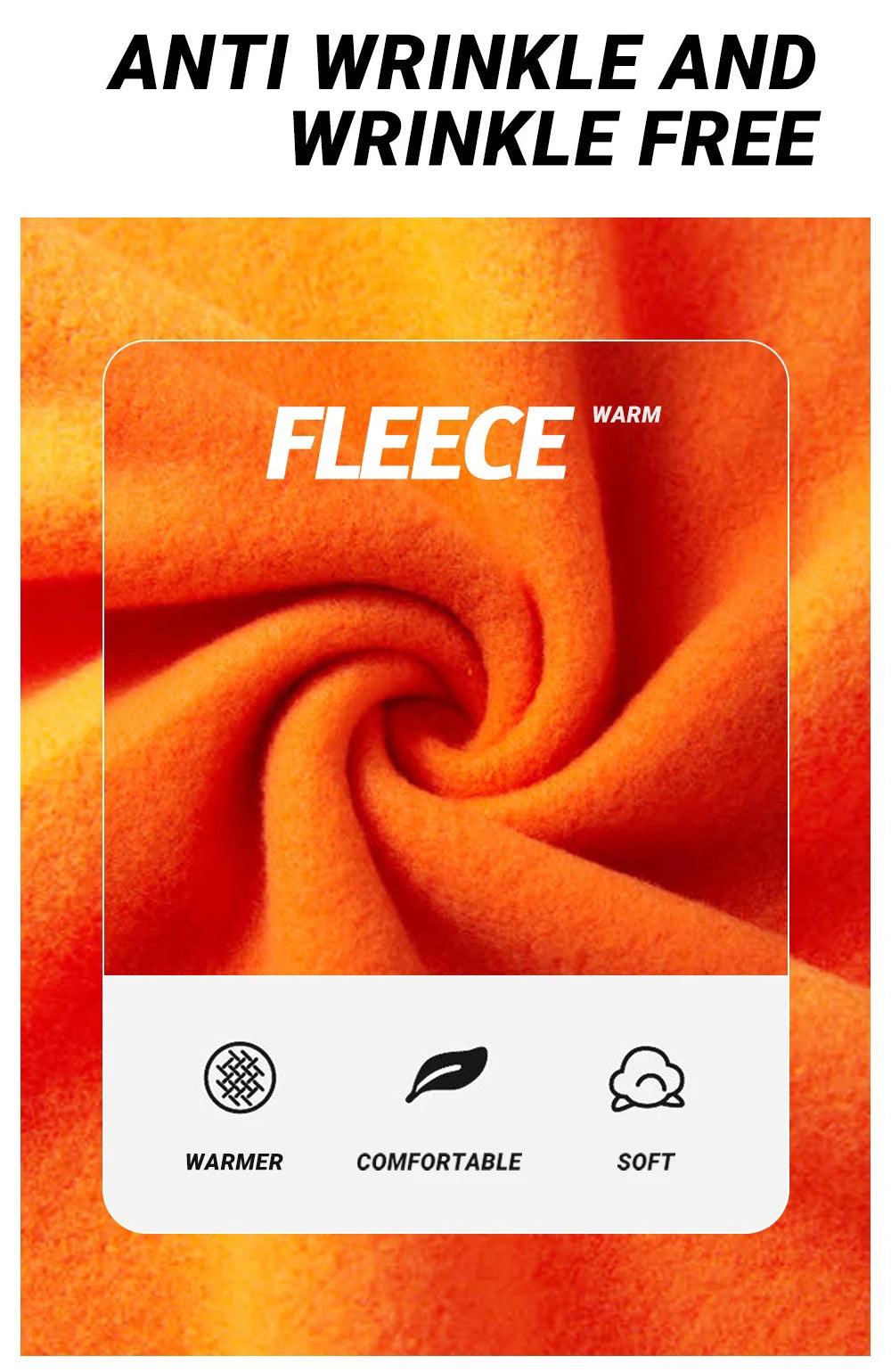 Men's Solid Oversized Fleece Hoodie – Warm Casual Hooded Sweatshirt with Pocket – Autumn/Winter Comfort Fashion Top