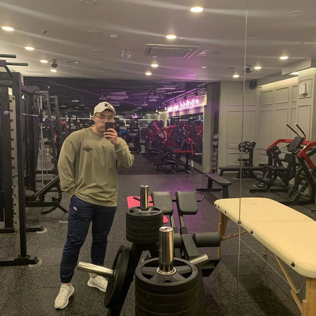 Men’s Long Sleeve Fitness Workout T-Shirt – Lightweight Gym & Bodybuilding Performance Top