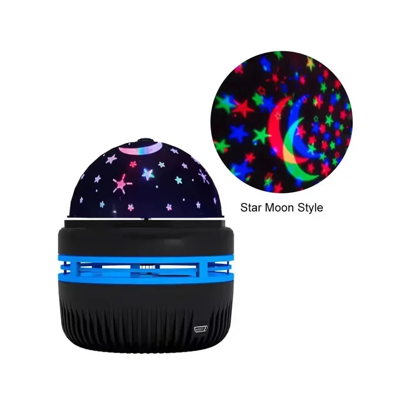 LED Starry Sky Night Lights USB Projector Lamp Magic Ball Moon Star Christmas Lights Home Room Atmosphere Decorations - trendingshoping.com