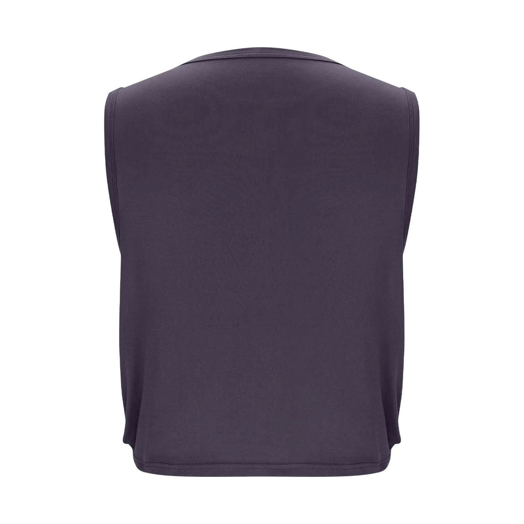 Women’s Sleeveless Yoga Top Breathable Workout Tank Crop Top Athletic Running Vest