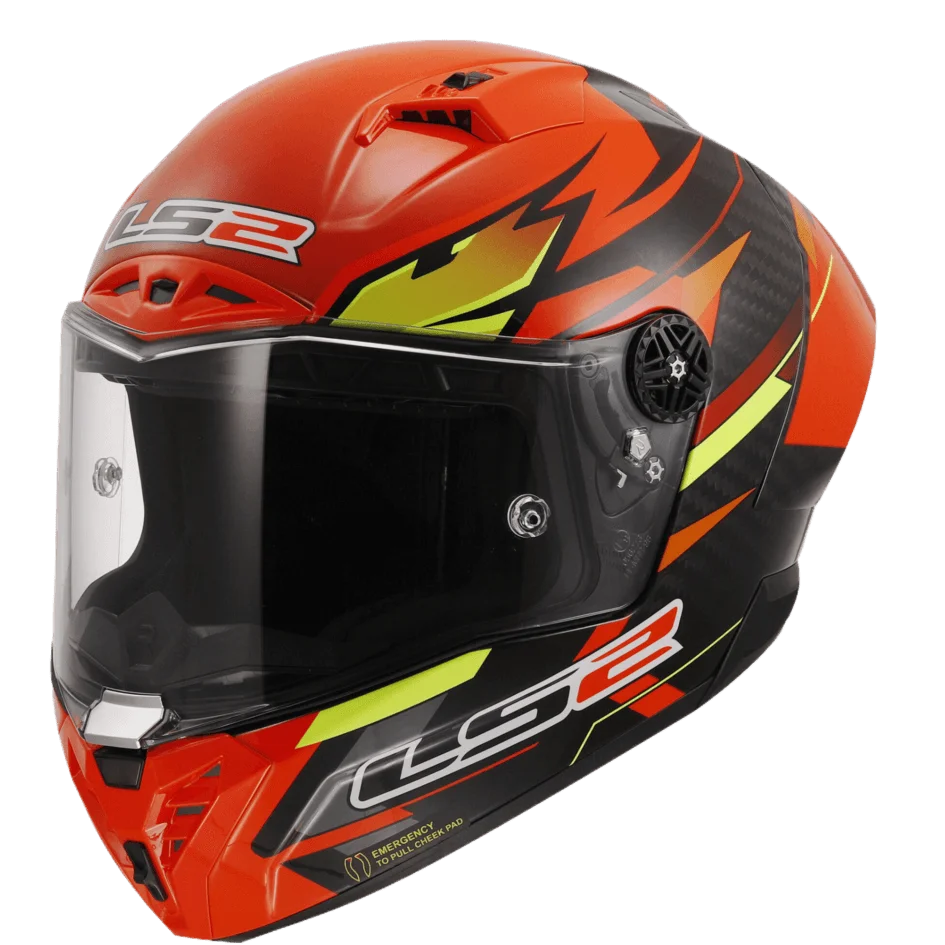 LS2 Thunder GP Aero Full Face Motorcycle Helmet FF805 Carbon Fiber