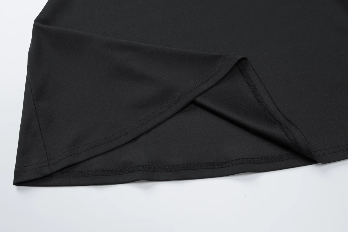 Dulzura Women's Off-Shoulder Long Sleeve Mini Dress - Slim Fit Sexy Party Clubwear