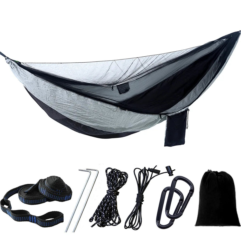 Naturehike Two Person Camping Hammock With Mosquito Net Ultralight Outdoor Hanging Swing For Adults