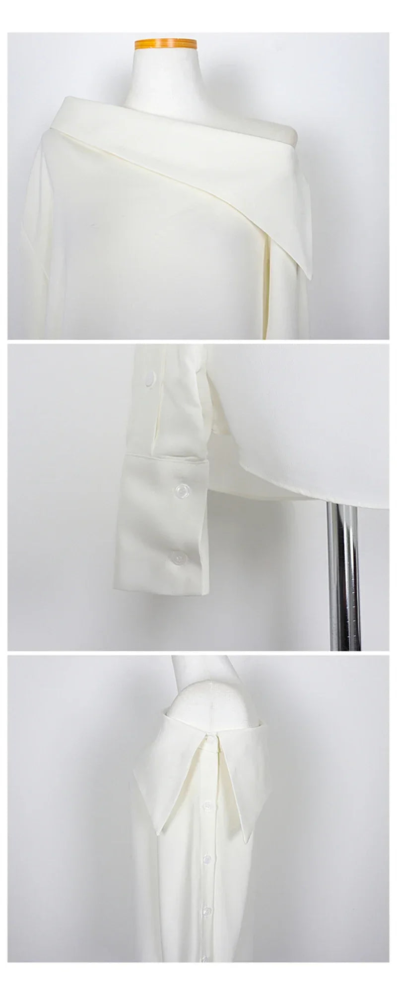 Spring Summer Women’s Off Shoulder Long Sleeve Casual Top