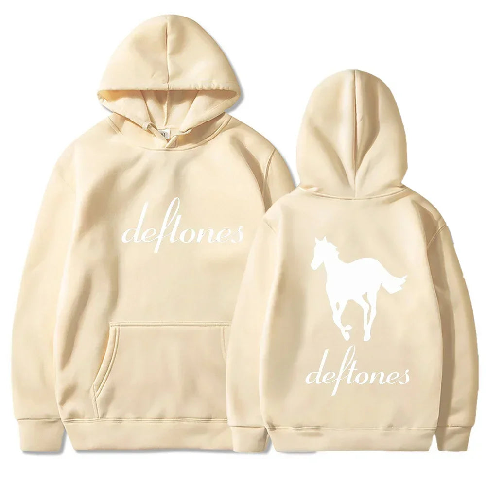 Deftones Hoodie – Unisex Harajuku Streetwear Long Sleeve Sweatshirt, Casual Fashion Pullover