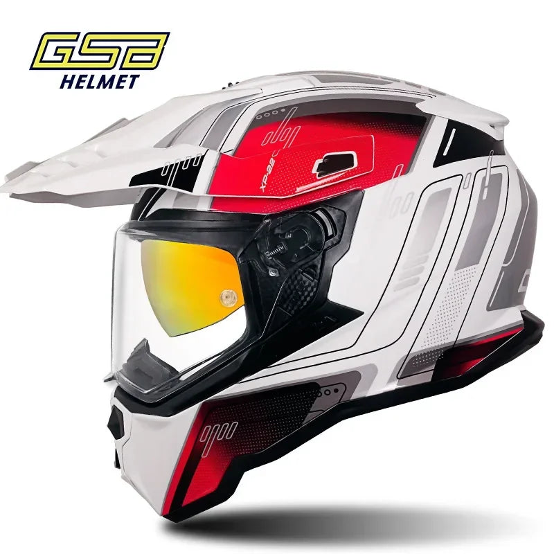 Gsb Motocross Helmet Men Full Face Moto Helm xp-22 Motorcycle Helmet Cross Downhill Off-road Helmet Men Casco Moto ECE Approved