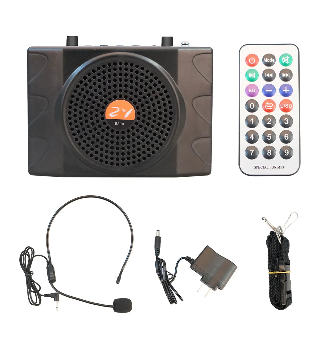 Speaker for Teachers Loudspeaker Microphone Portable Voice Amplifier Mini Wired Audio Natural Stereo Sound Speech