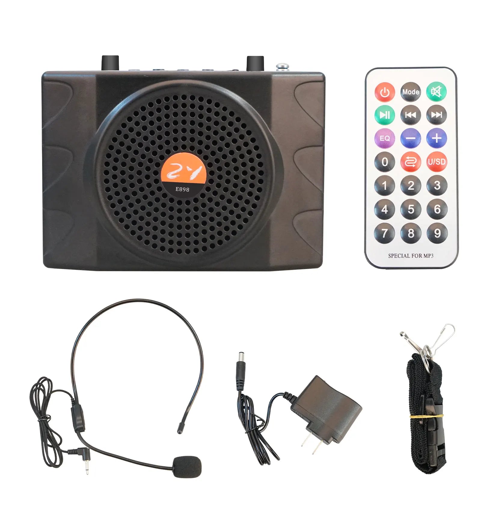 Speaker for Teachers Loudspeaker Microphone Portable Voice Amplifier Mini Wired Audio Natural Stereo Sound Speech