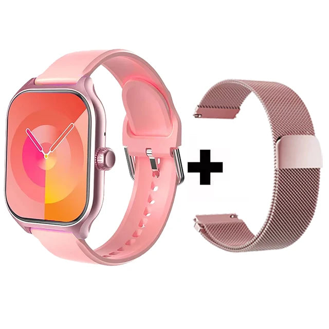 1.83'' Smart Watch for Android & iOS – HD Display, Bluetooth Call, Message Alerts, Music, Sports Modes for Men & Women Gift