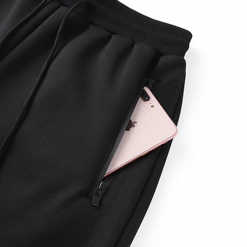 Mens Winter Tech Fleece Tracksuit Set Warm Hooded Sweatshirt and Pants Two Piece