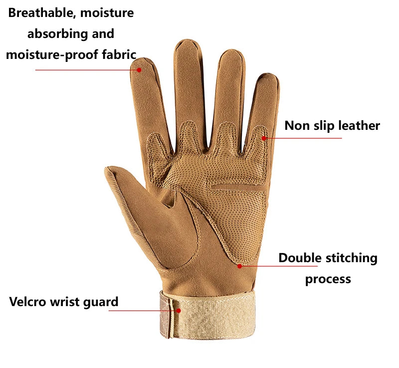 Cycling Riding Gloves Full Half Finger Tactical Outdoor Sport Training Gloves