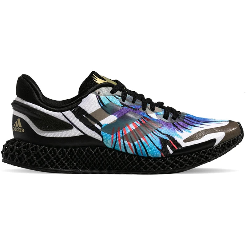 Unisex 3D-Printed Lattice Midsole Running Shoes - Digital Light Synthesis Athletic Sneakers - FV5278 - Black