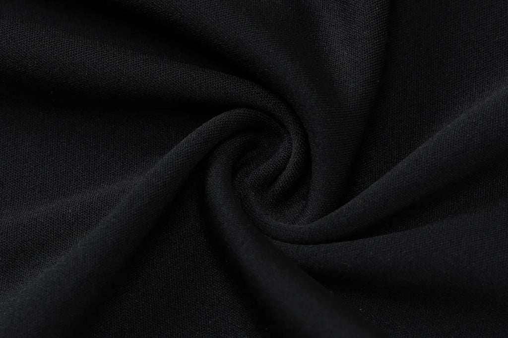 Dulzura Women's Ruffle Patchwork Bodycon Mini Dress - Long Sleeve O-Neck Sexy Party Outfit