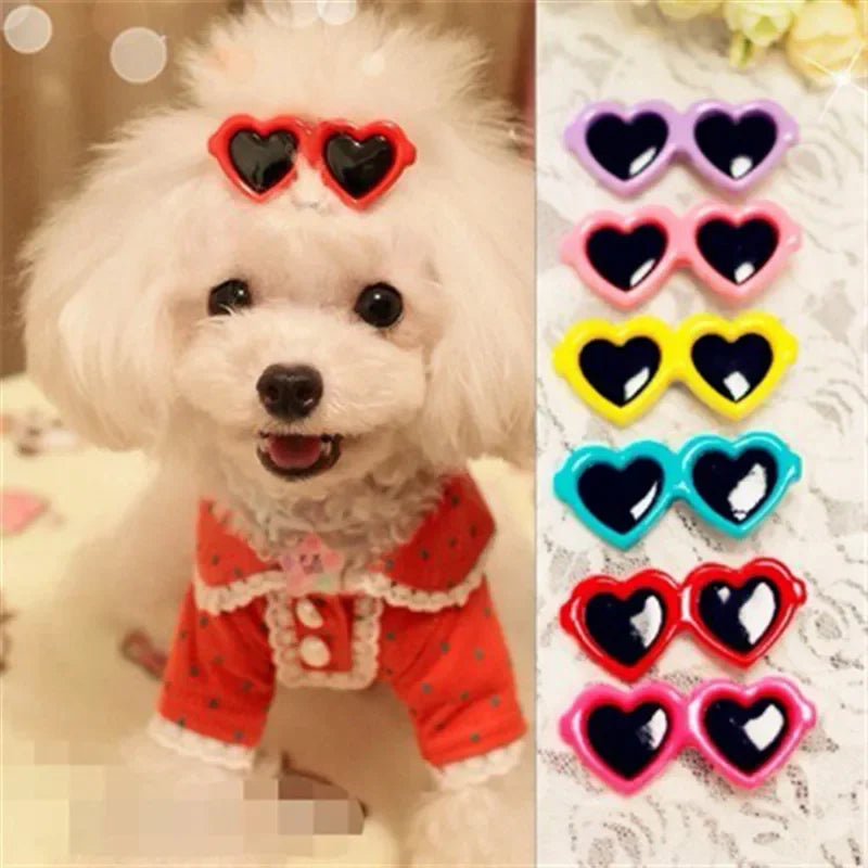 2 Piece Pet Hair Accessories Bows Clips for Puppy Dogs Cats
