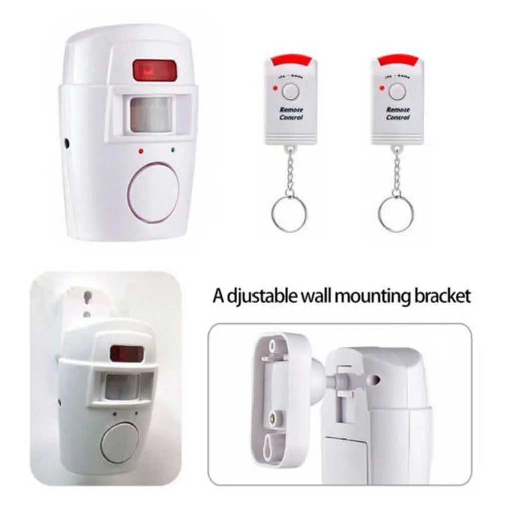Smart Wireless Home Security Alarm System With Infrared Motion Sensor Two Remote Controls Anti Theft Alert