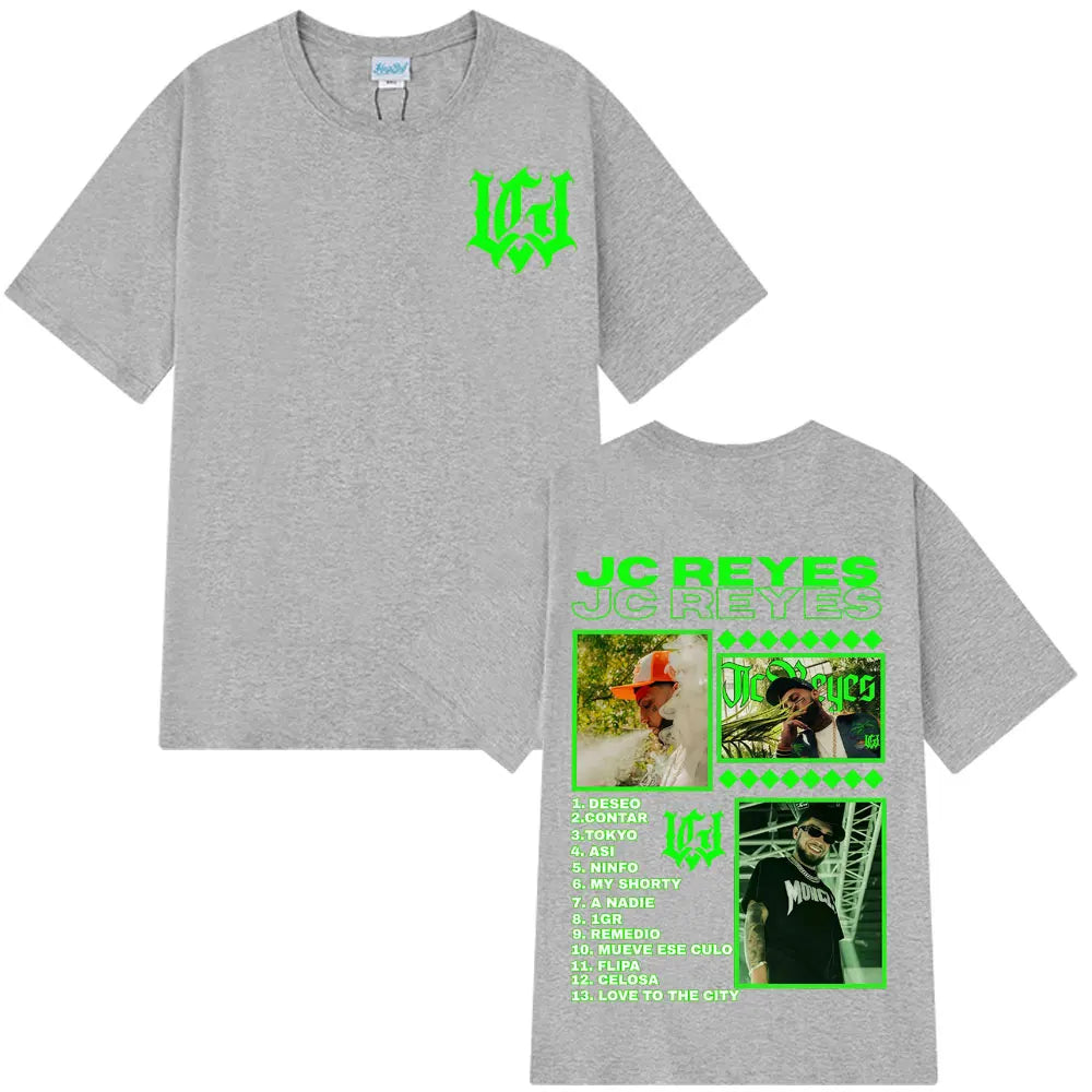 Rapper Jc Reyes Tour 2025 Graphic T Shirts Men Women Fashion T-shirts Cotton Casual Oversized Hip Hop Harajuku Streets T-shirts