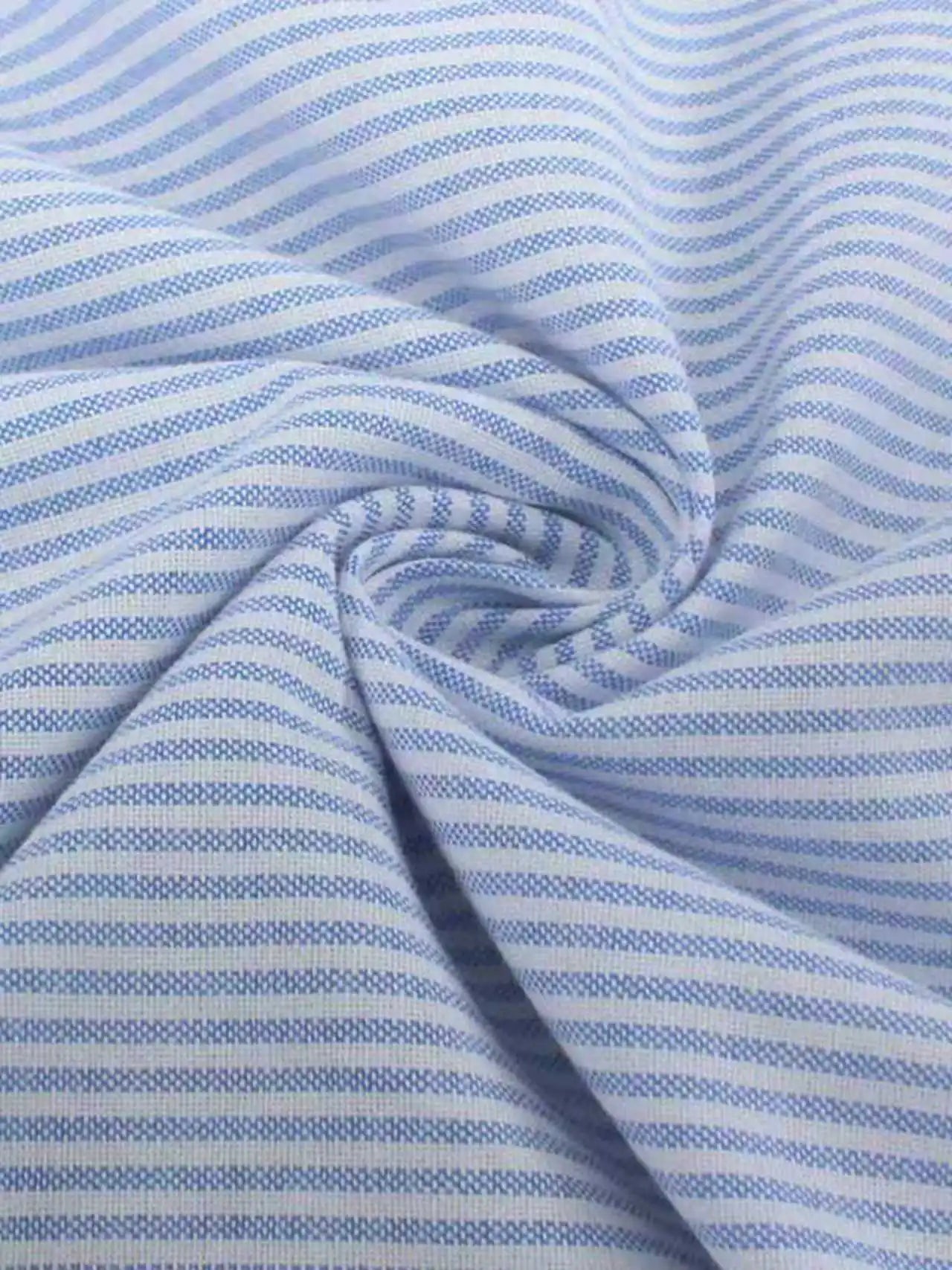 Men's Slim Fit Striped Long-Sleeve Shirt - Korean Style Casual Button-Down