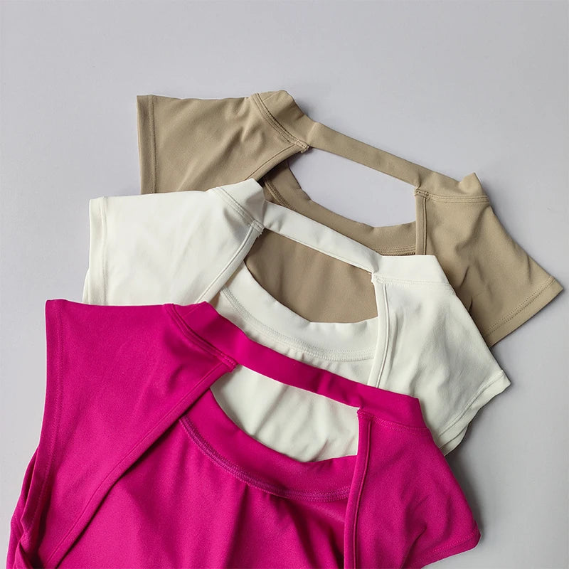 Women Quick Dry Sports Vest Tight Fit Yoga Top