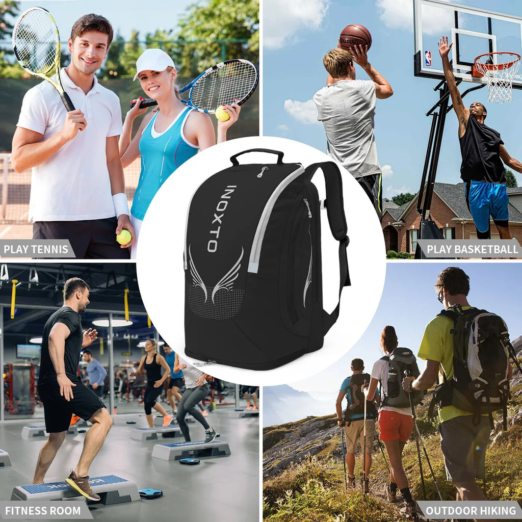 Gym Bag Waterproof Fitness Bag for Men and Women Outdoor Portable Ultralight Yoga Sports Backpack Racket Bag