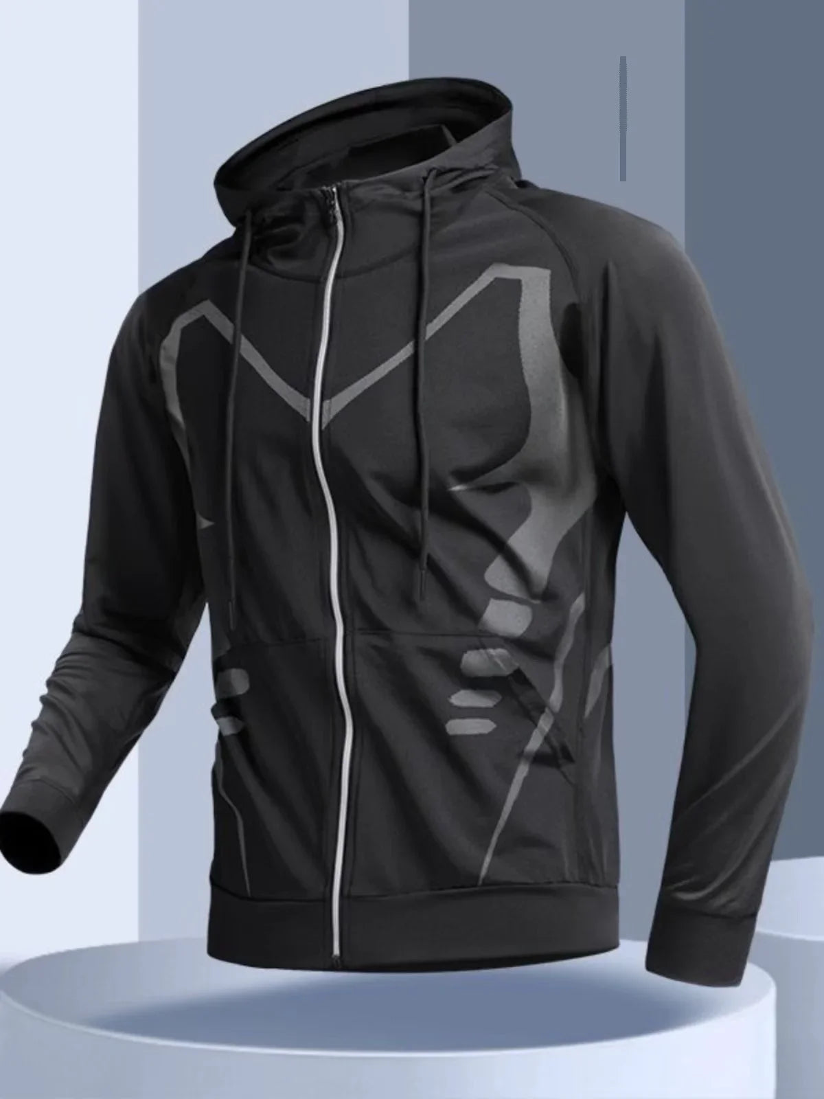 Men's 2026 Lightweight Running Jacket - Ultra-Breathable & High Elasticity Fitness Outerwear
