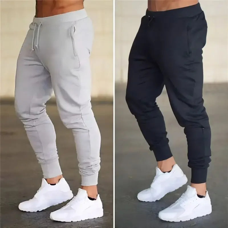 Men’s Performance Running Joggers - Spring/Autumn Lightweight Gym Workout Trousers