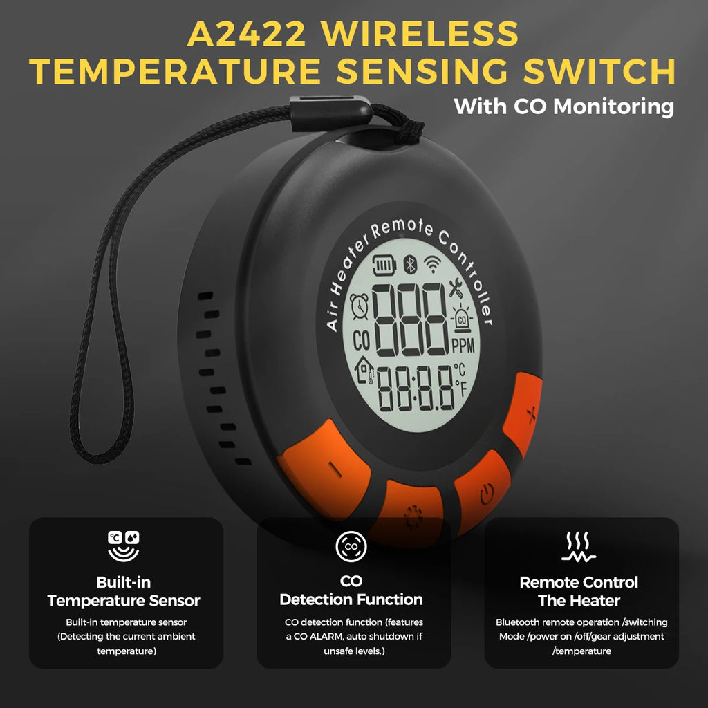 Sunster TB10pro 8KW Portable Diesel Air heater 12V/24V/220V w/Bluetooth APP/Ventiation mode/CO monitoring For Car Home Camper RV - trendingshoping.com