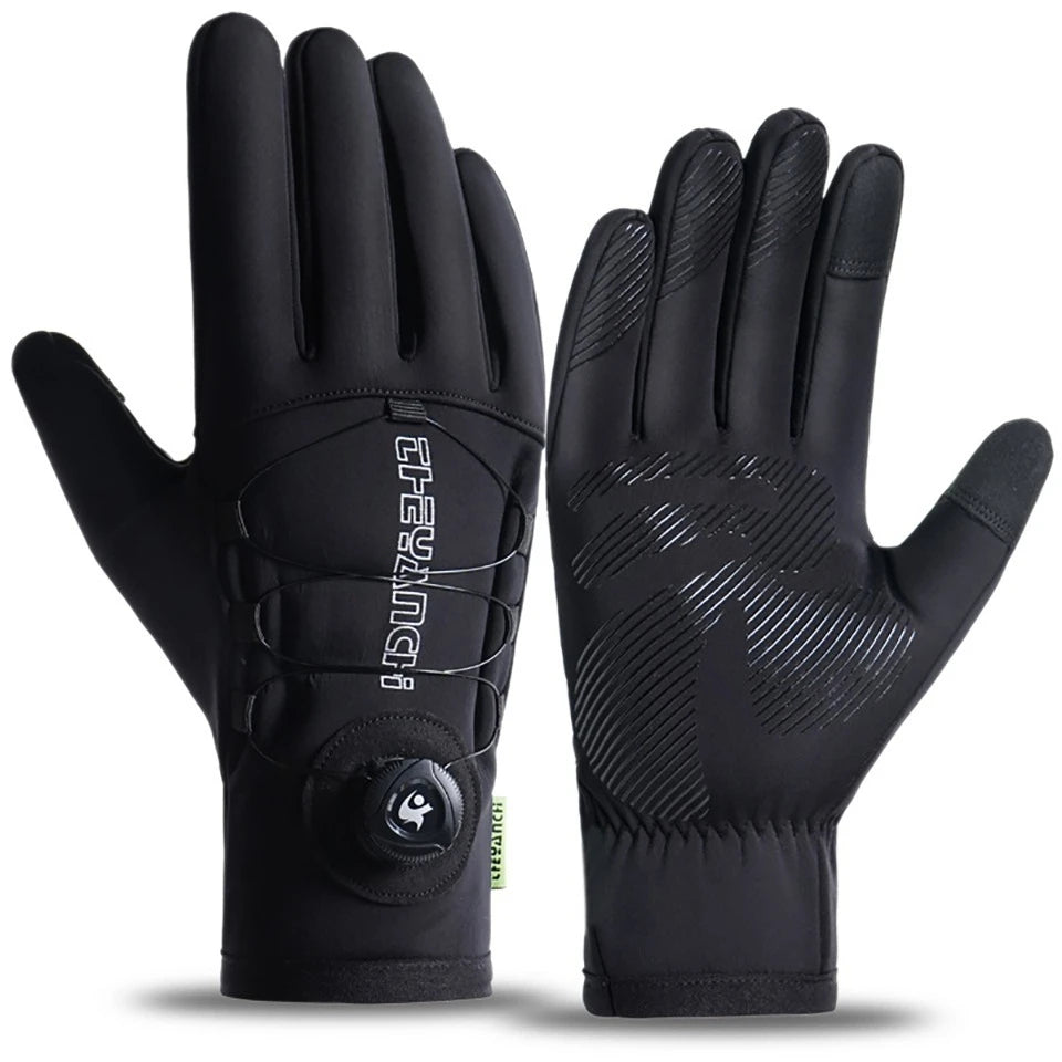 GTUBIKE Winter Warm Gloves for Men Women Extended Thickened Windproof and Waterproof Sports Touchscreen Skiing Cycling Gloves