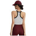 High Neck Sports Tank Top Comfortable Breathable Fitness Top with Chest Cushion Soft Fixed Cup Gym Wear for Women