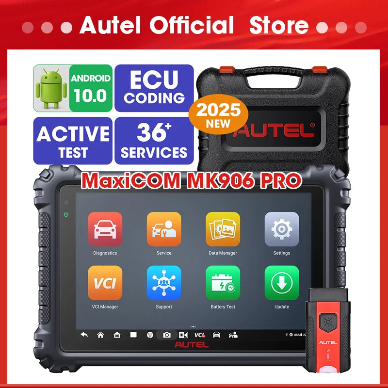 Autel MaxiCOM MK906PRO MK906 Pro Diagnostic Scanner ECU Coding Diagnostic Tools OBD2 Scanner Updated MK906BT MS906