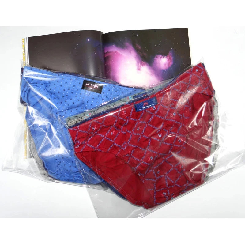 5Pcs/Set Men Briefs 100% Cotton Men Panties Plus Size Men Underwear 3XL/4XL/5XLMen's Men Fungi-Proofing Comfortable Underpants