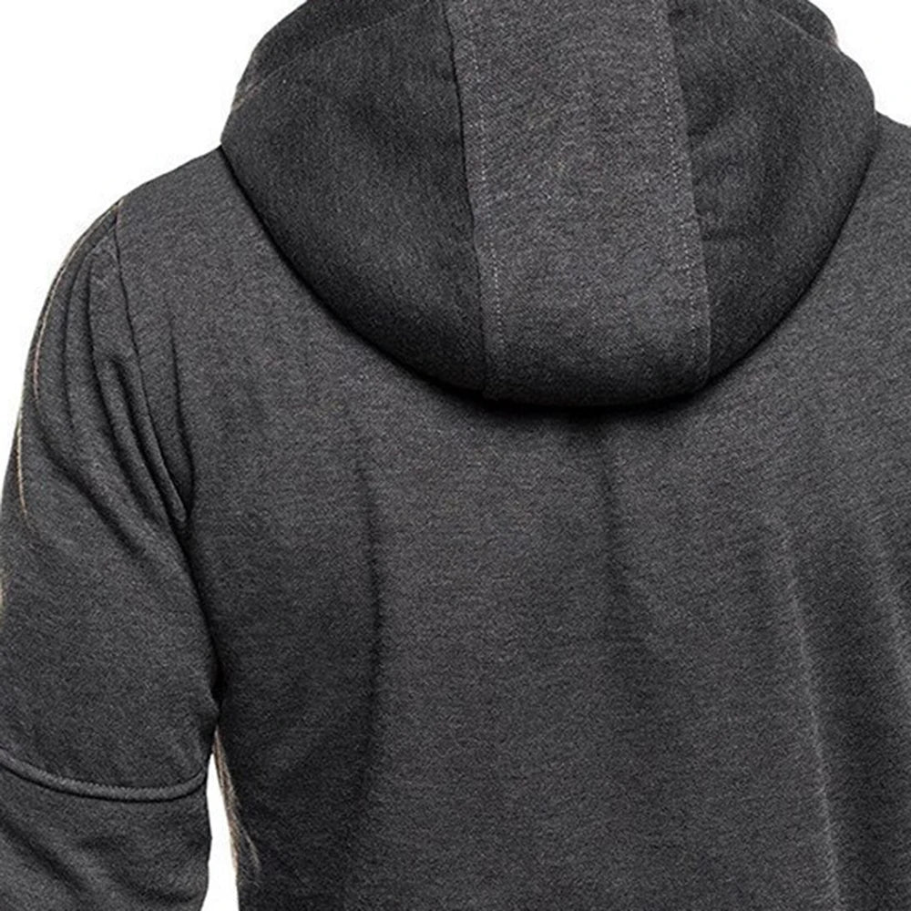 Not Afraid Of Failure Printing 2026 New Spring Autumn Men's Three-color Zipper Fashion Hooded Streetwear Casual  Jacket