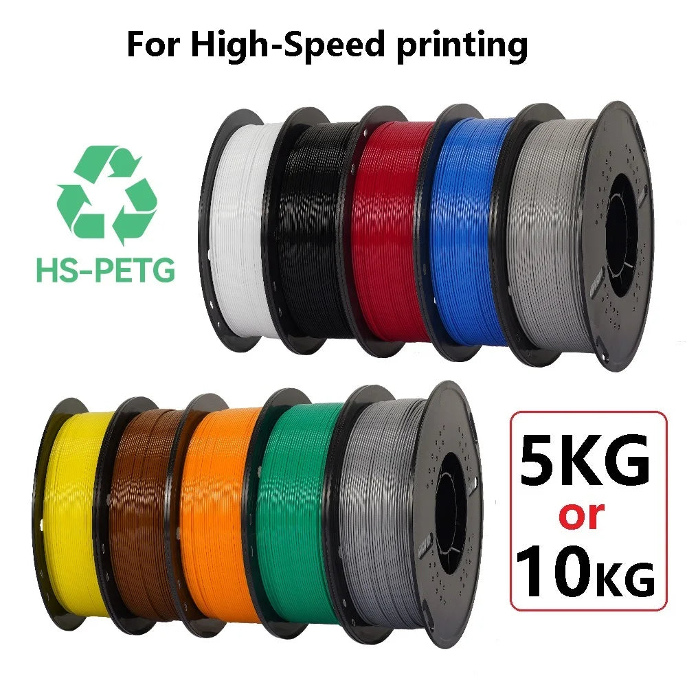 5/10KG High speed PETG For 3D Printer Bambu Lab Filament 40-500mm/s Hyper 3D Printer Materials RAPID HS petg - trendingshoping.com